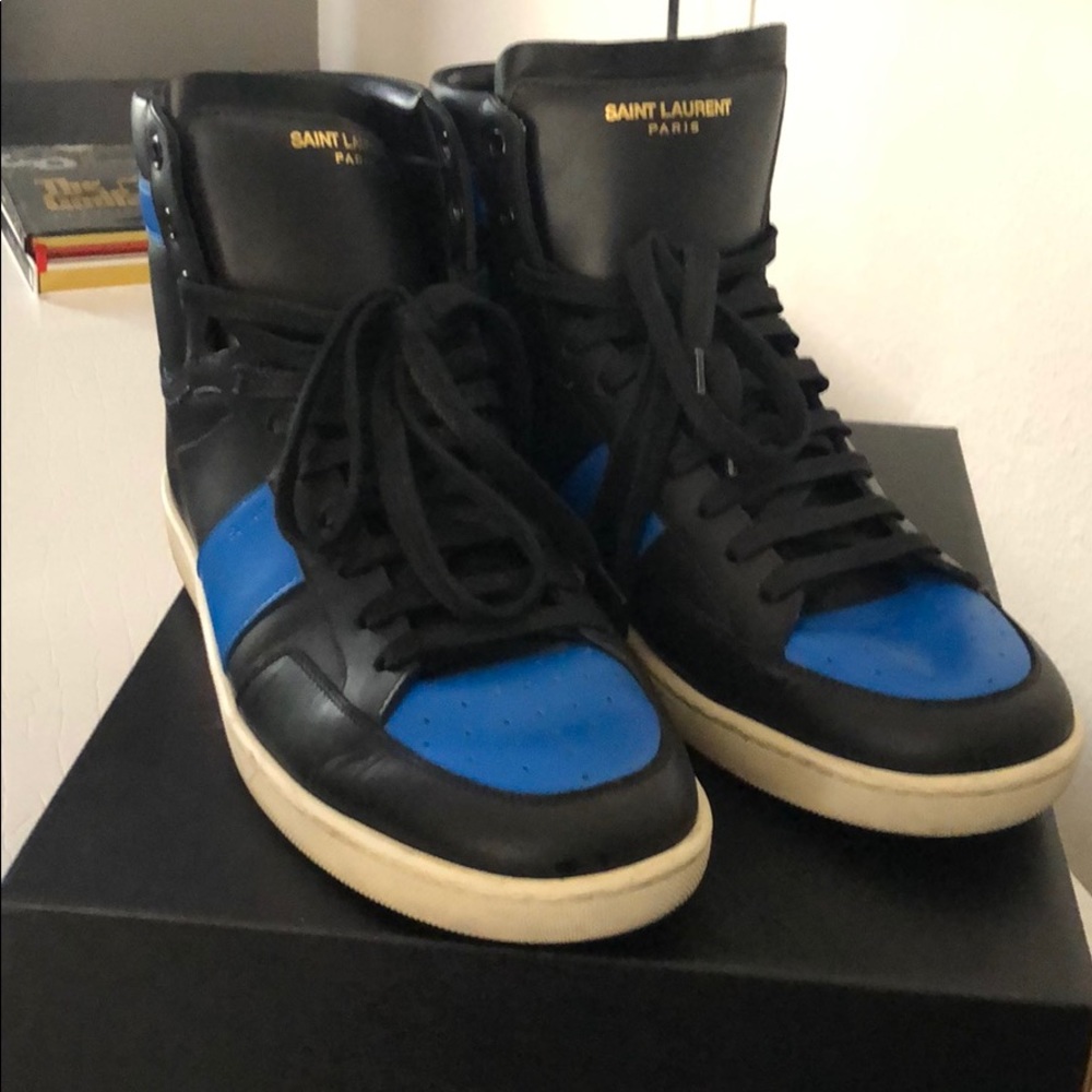 Saint Laurent YSL high top sneaker